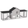 Small Animal Hutch with 2 Outdoor Runs Image 3