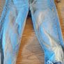 River island light blue faded skinny jeans size uk4 Image 3