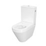 Cersanit Compact Toilet Back to Wall, Oval Shape Image 2