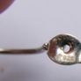 Vintage Black and White Pearl Sterling Silver 925 Earrings 3,5g Image 6