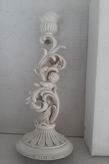 New candle holder Cherub in box