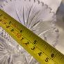 Rare find Bohemian Crystal Vase Large Flared Vase Pedestal Footed 20 CM.Tall Vintage Vase Image 4