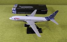 Deutsche British Airways (BAVARIA)1:200 scale model airplane, Boeing 737-300 aircraft