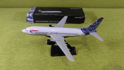 Deutsche British Airways (BAVARIA)1:200 scale model airplane, Boeing 737-300 aircraft