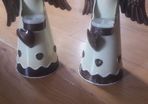 Pair of delightful Christmas Angel tealight holders