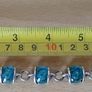 Mixed lot 3 bracelets 1x 925 silver glass bead, 1x Mexican Alpaca bangle (damaged) & 1x Britanny tourist crest bracelet FREEPOST Image 4
