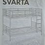 IKEA SVARTA Bunk Bed & Matching Pull-Out Trundle Bed Image 5
