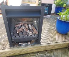 Gas fire