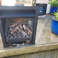 Gas fire