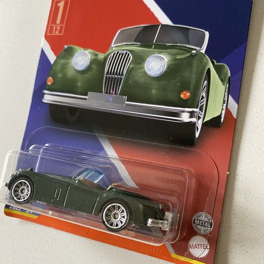 Jaguar XK150, Aston Martin, Scania Fire Truck, LEVC Taxi, Land Rover - Stars of UK 2022 Assortments - Exclusive Matchbox