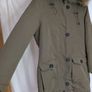 Brave Soul Womens Khaki Hooded Parka Coat Faux Fur Trim Size 12 Outdoor Image 2