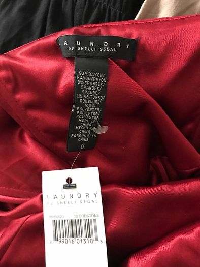 Maxi Dress Maroon size 8 - RRPP E295 Laundry by Shelly Segal