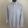 Zara Man blue & White small check cotton shirt M 42 inch Chest postage included Image 3