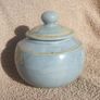 A studio pottery vase with its lid (excellent condition, no damage). Image 2