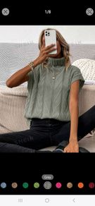 Shein turtleneck knitted top