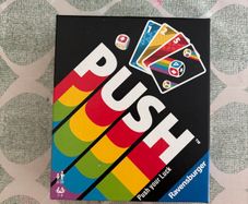 Push card board game New unused