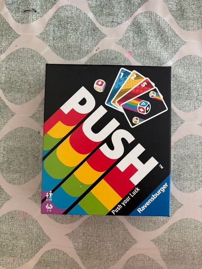 Push card board game New unused