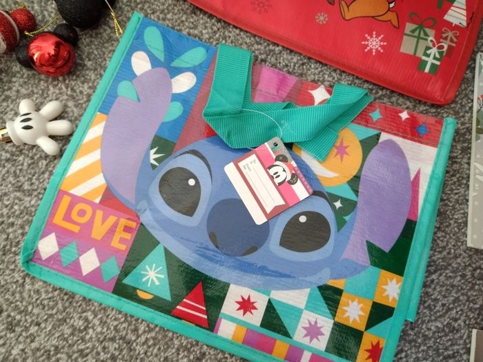 Box Of New as New Disney Christmas Ornaments and Gifts