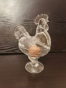 Creative Decor Japanese Imported Glass Rooster Pot