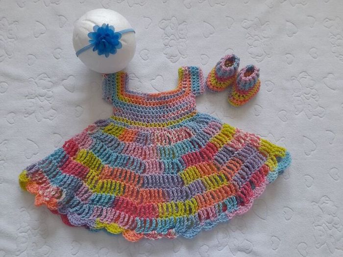 Handmade baby cardigan set 0-3 months