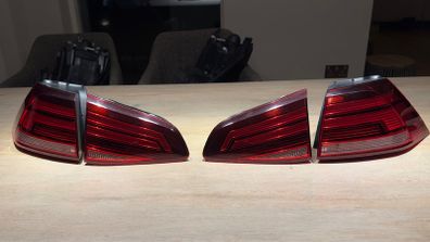 VW Golf MK7.5 LED Rear Lights Full Set OEM 2017-2021