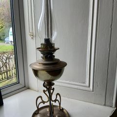 Antique oil lamp