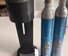 SodaStream Sparkling Water Maker + 2 CO2 Cylinders