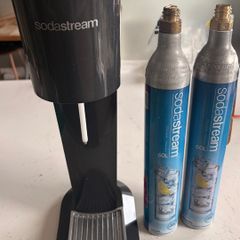 SodaStream Sparkling Water Maker + 2 CO2 Cylinders
