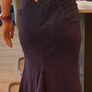 Worn once. So Amazing Size 8 Lurex purple navy pink sparkle dress with kick pleat Image 2