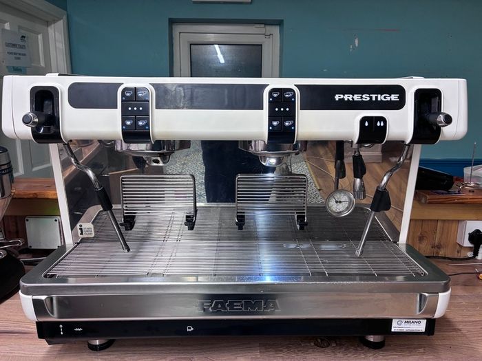 FAEMA Coffee Machine and Mazzer Automatic Grinder