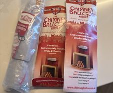 Chimney Balloon Draught excluder X2