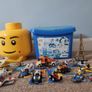 12 LEGO Sets + Large tub assorted Lego + Lego Head Storage Bin Image 2