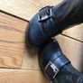 Pre-loved Long Black Boots - Size 4 Image 3