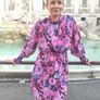 Dress with frills and a tie Image 2