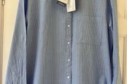 BNWT Size 14 Ladies Cotton Striped Shirt by Springfield