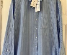 BNWT Size 14 Ladies Cotton Striped Shirt by Springfield
