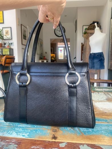 Vintage Chesneau Black Leather Bag