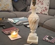 Vintage Marble Lamp - Late 70's
