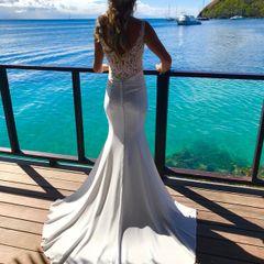 Mark Leslie designer wedding dress