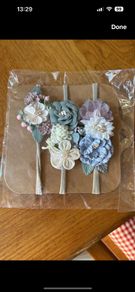 Artificial Flower Baby Headband Newborn