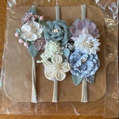 Artificial Flower Baby Headband Newborn