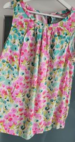 Boden floral bouquet top Sz 14 UK