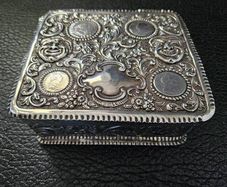 Antique Silver Jewellery Box