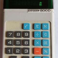 vintage citizen electronic calculator