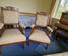 Antique Chaise & Armchairs
