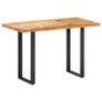 Dining Table 120x60x76 cm Solid Reclaimed Wood Image 8