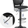 Set of 2 Bar Stools with Crown Back - Free Delivery Nationwide Image 3