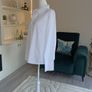 Ladies Fitted White Long-Sleeved Shirt by Next Image 8