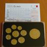 Malta 2008 euro coins set 24k Gold plated & Rhodium gilt Maltese medal limited edition Image 3