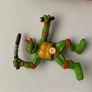 Vintage TMNT Playmates Bundle - Shredder, Turtles & Fan Powered Skateboard (1988) Image 7